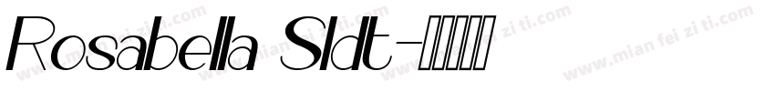 Rosabella Sldt字体转换